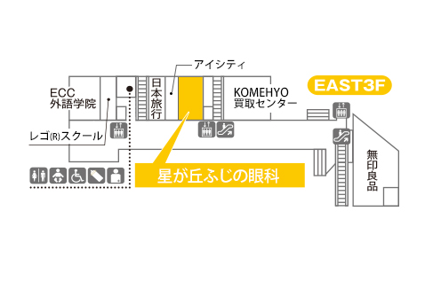 アクセス 名古屋市名東区 千種区の眼科 星ヶ丘 星が丘 ふじの眼科